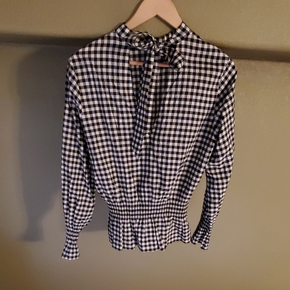 Long sleeve checkered shirt